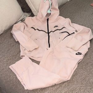 Nike Light Pink Hoodie and Joggers Set